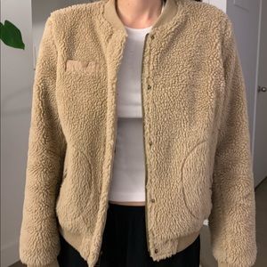 Cozy teddy jacket